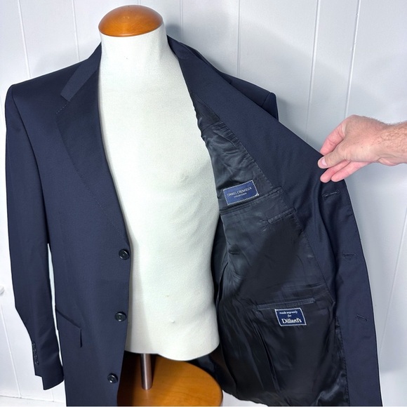 NWT Daniel Cremieux X Loro Piana Navy Wool SUIT - Picture 6 of 12